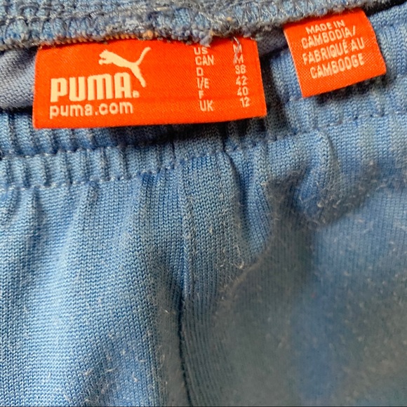 Puma Shorts Blue and Pink Athletic Workout - Picture 4 of 5